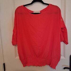 Michael Kors Bright Red Blouse